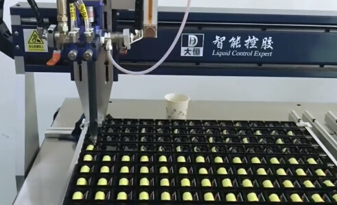 电容点灌胶视频